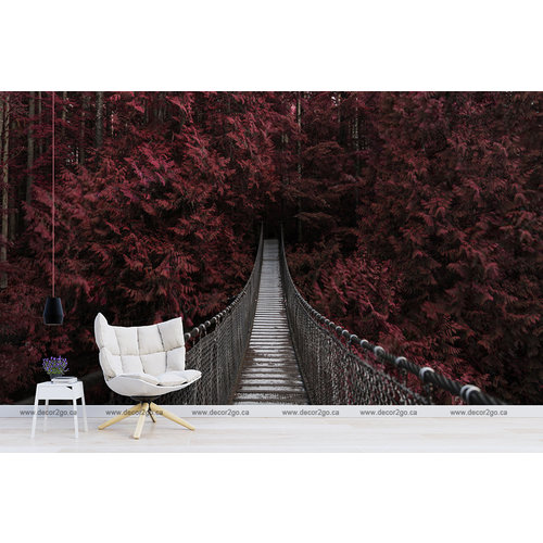 Suspension Bridge on Red Forest Suspension Bridge on Red Forest
