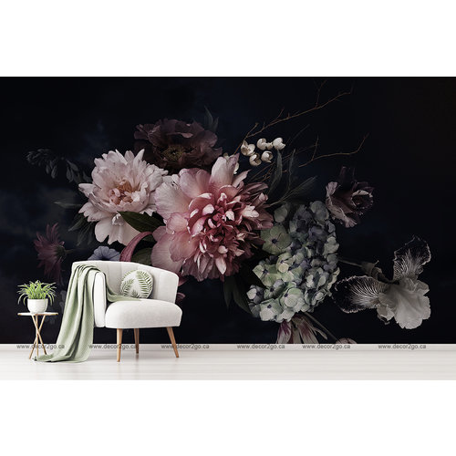 Peonies over black Peonies over black