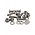 Sealect Designs Sealect Designs #8-32 x 1" Oval Head w/ Nyloc Nut and Washer (6 Pack)
