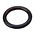 Sealect Designs Sealect Designs Round Ring Plastic Black 2" (Each)