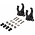 Sealect Designs Sealect Designs Folding Paddle Clip 1-1/8" Black (2 Pack Kit)