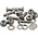 Sealect Designs Sealect Designs #10-32 x 1/2" Pan Head w/ Nyloc Nut and Washer (6 Pack)