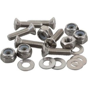 Sealect Designs Sealect Designs #10-32 x 1" Pan Head w/ Nyloc Nut and Washer (6 Pack)