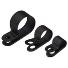 Sealect Designs Cable Clamp 3/8" x 1/4" Black Nylon (25 Pack)