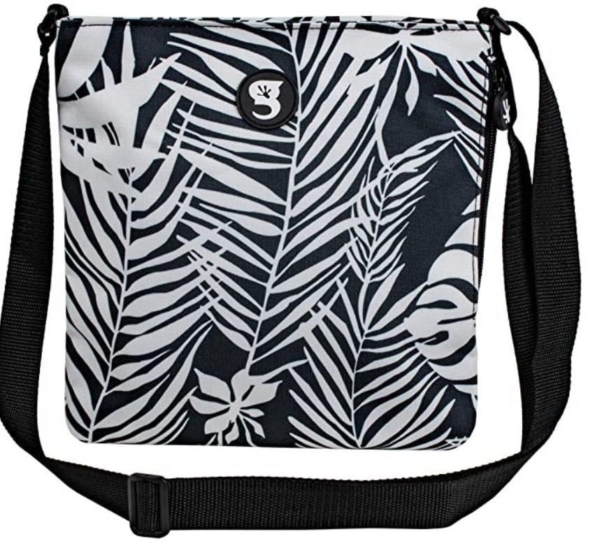 12 Patterns Available geckobrands Lightweight Medium Crossbody Bag with Pockets 