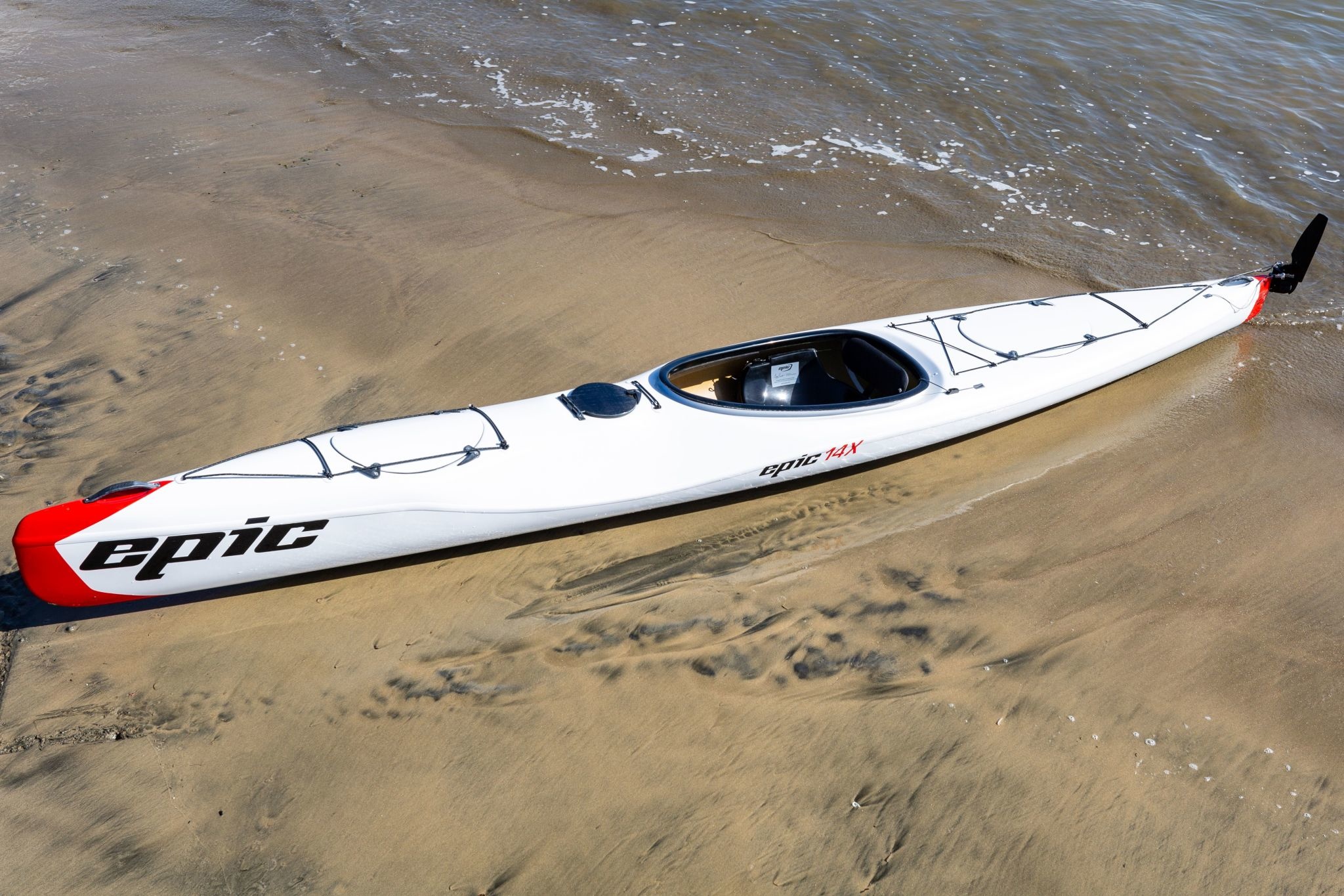 Justerbar crack Benign Epic 14X Ultra White/Red 14'5" - California Canoe & Kayak