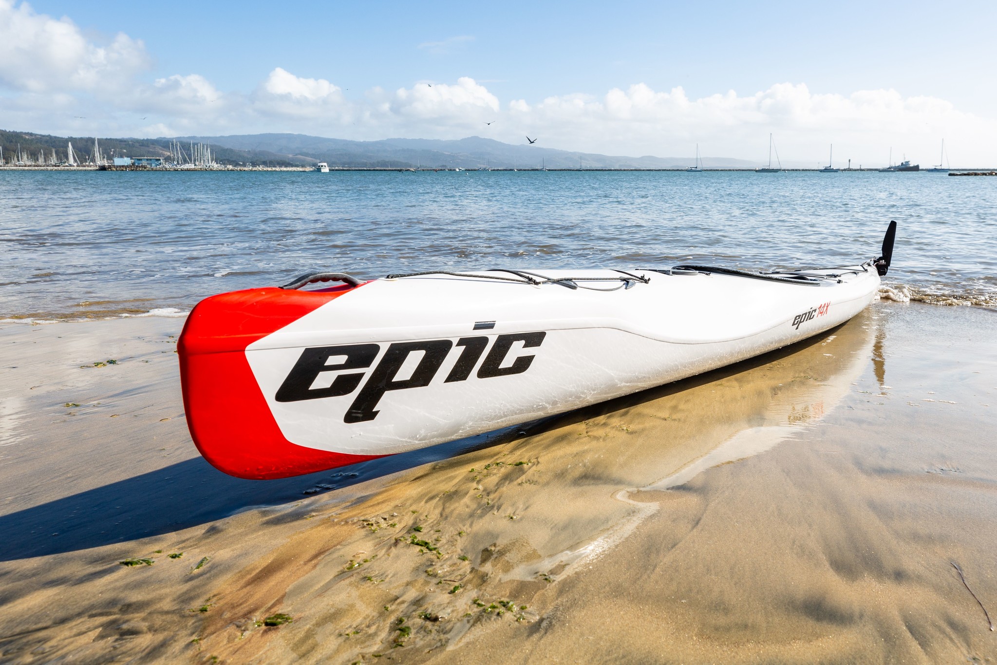 Justerbar crack Benign Epic 14X Ultra White/Red 14'5" - California Canoe & Kayak