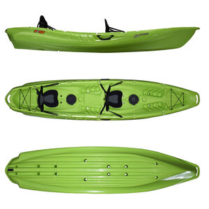 3 Waters Kayaks 3 Waters T42 Tandem Lime Green 13'6" USED