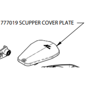 Hobie Hobie SCUPPER COVER PLATE - (USED/SALVAGED)
