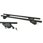 Malone Malone AirFlow2  Aero Cross Rail System Black  - 58"