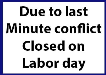 Closed Labor Day