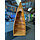 Wooden Strip Canoe Bookcase