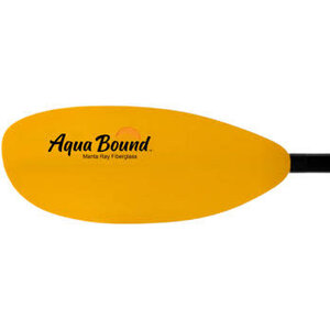 Aqua Bound Bending Branches RENTAL USED Paddle Manta Ray AL/FG 2PC - Yellow