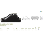 Sealect Designs Sealect Designs CLAMCLEAT MIDI NYLON - Each