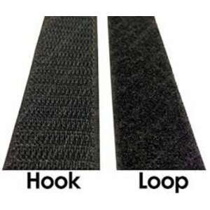 Velcro by Ft Hook Black 2"