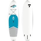 Tahe Outdoors Tahe Beach Cross Tough-Tec SUP 10' Pack Wht/Blue/Grey  SALE