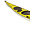 P&H Sea Kayaks P&H Cetus LV FG Yel/Wht/Aqu 17'5" USED p4192