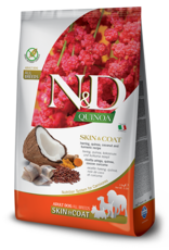 Farmina N&D Quinoa GF Skin & Coat Adult Dog Food Herring 15.4 lbs