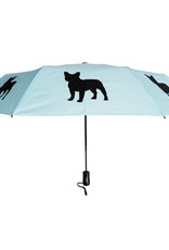 San Francisco Umbrella Company SFUC Collapsible Umbrella with Auto Open French Bulldog
