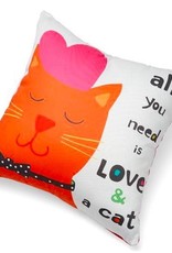 Up Country All You Need is Love and a Cat Pillow