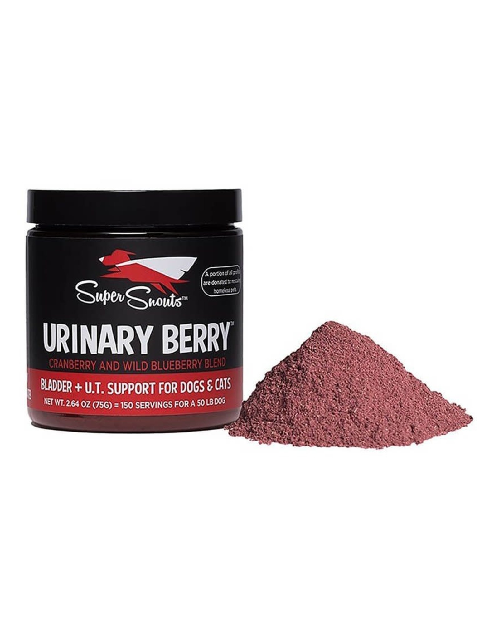 Diggin Your Dog Super Snouts Urinary Berry Cranberry & Wild Blueberry Urinary Tract & Bladder Support - 75g