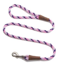 Mendota Pet Mendota Pet 1/2" Snap Lead Tri-Color Lilac 6 ft