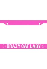 About Face Designs About Face Designs Crazy Cat Lady License Plate Holder