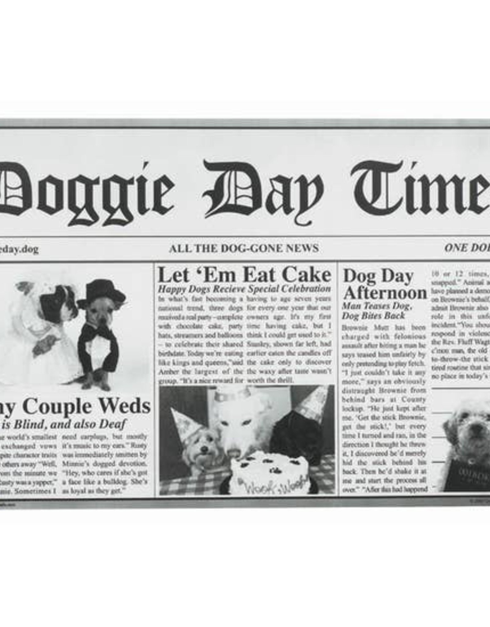 Doggie Day Times Placemat