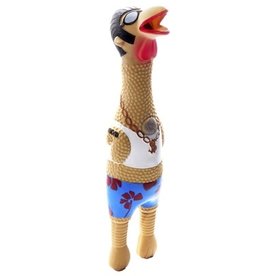 Charming Pet Earl The Rubber Chicken Dog Toy