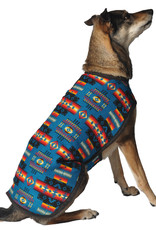 Chilly Dog Chilly Dog Turquoise Southwest Dog Blanket Coat