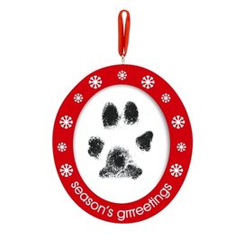Pet Double Sided Photo and Paw Print Ornament Kit