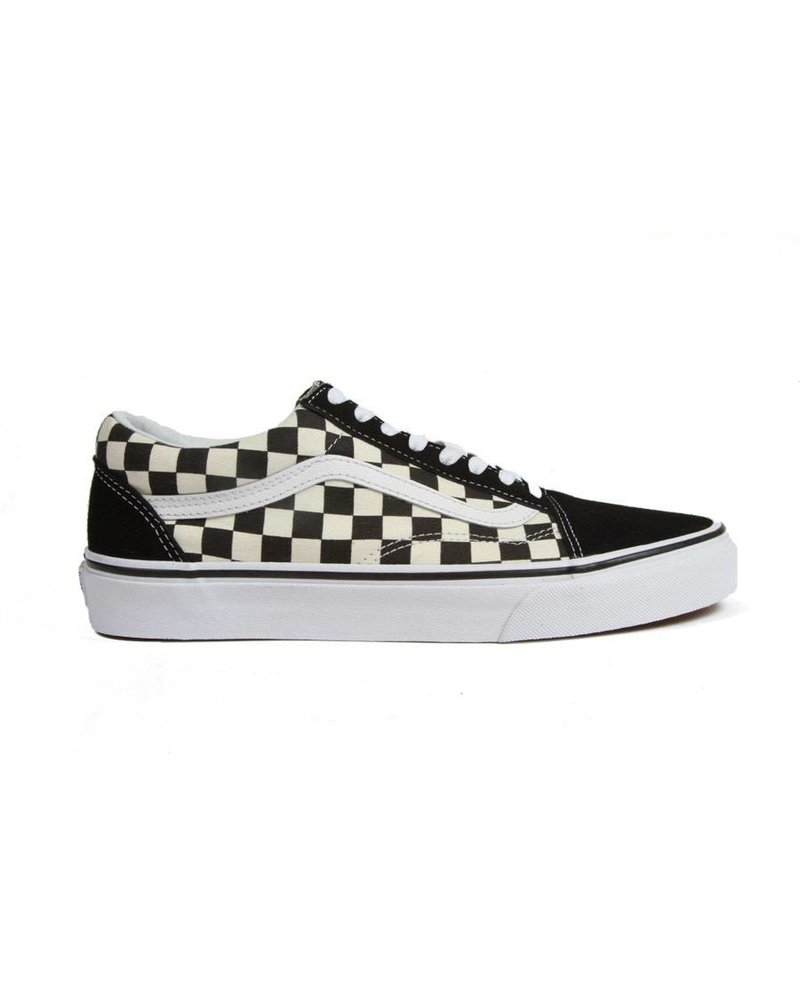 gray checkered vans old skool