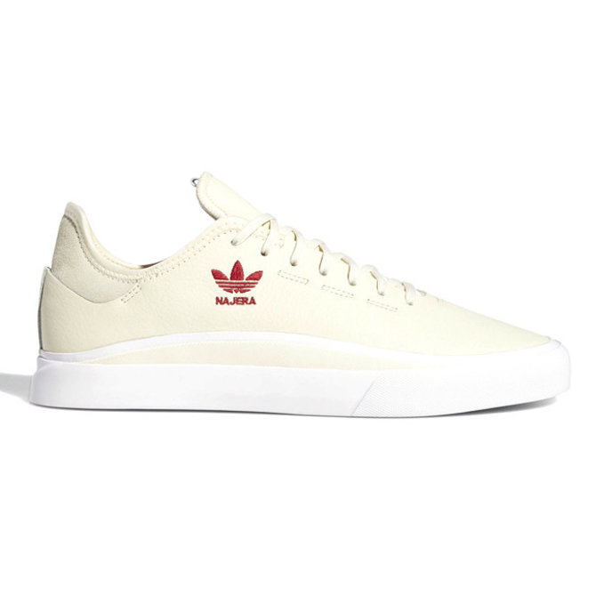 adidas 3MC X Evisen Vulcs Cloud White/Scarlet/Gold Metallic Identity Boardshop