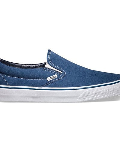 navy slip on vans