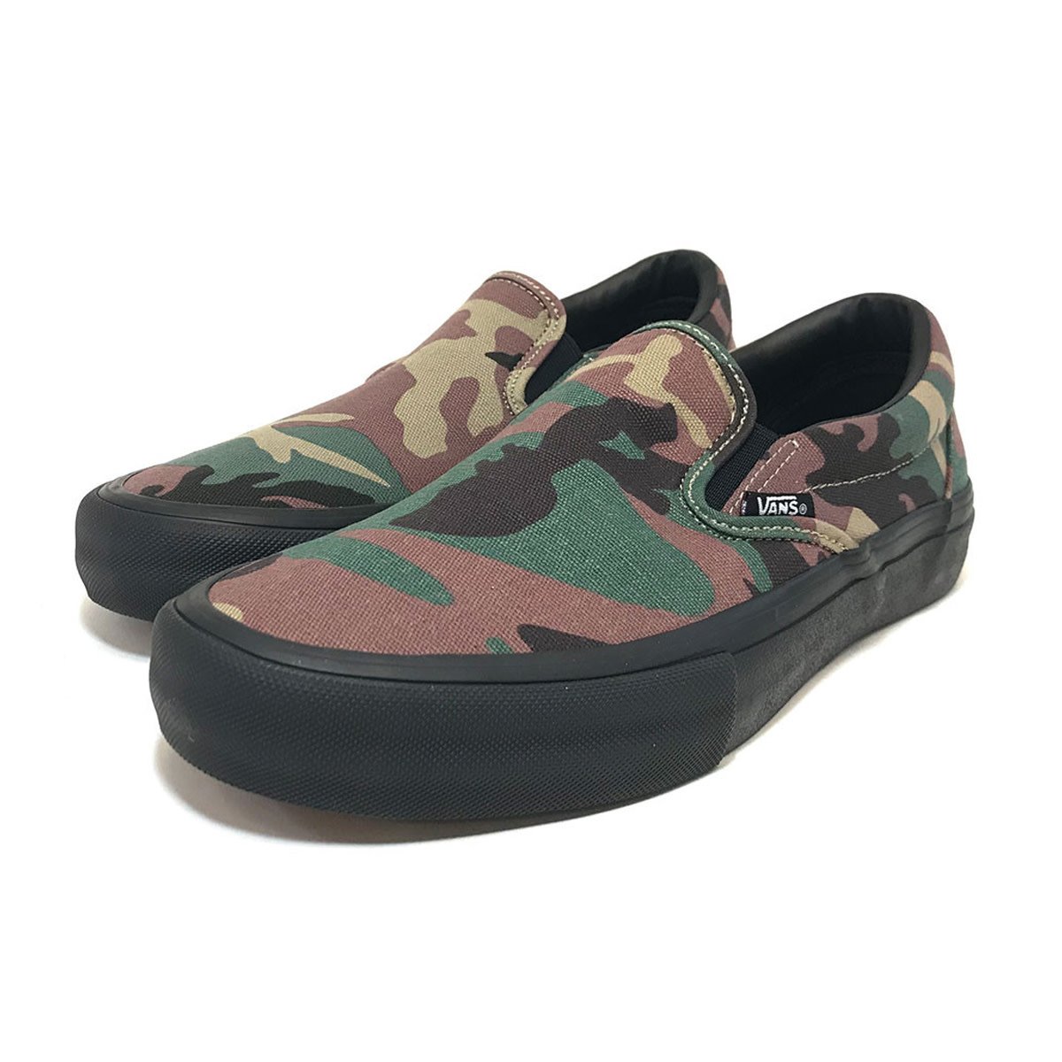 slip on vans camo