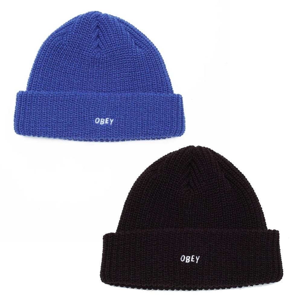 grey obey beanie