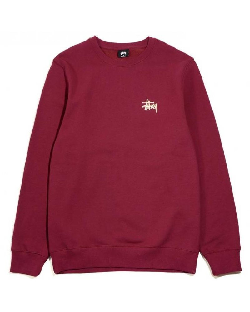 red stussy sweatshirt