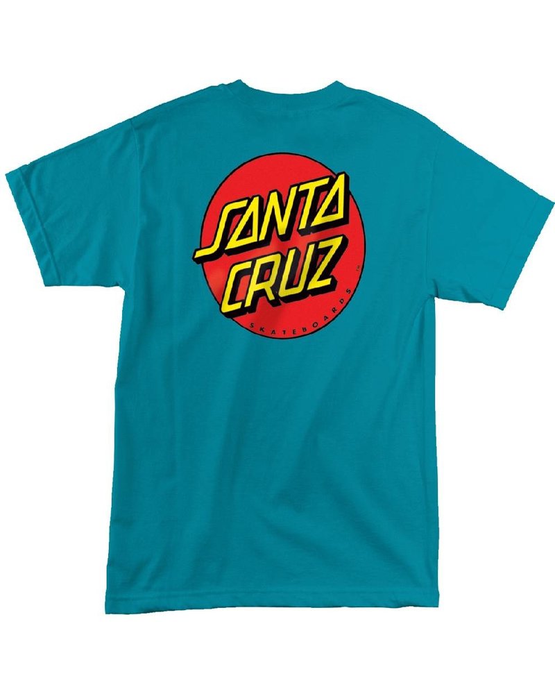 Santa Cruz Kid's Turquoise Classic Dot T-Shirt - Identity ...