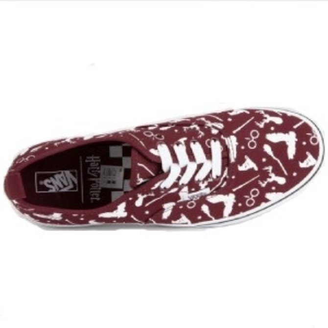 maroon harry potter vans