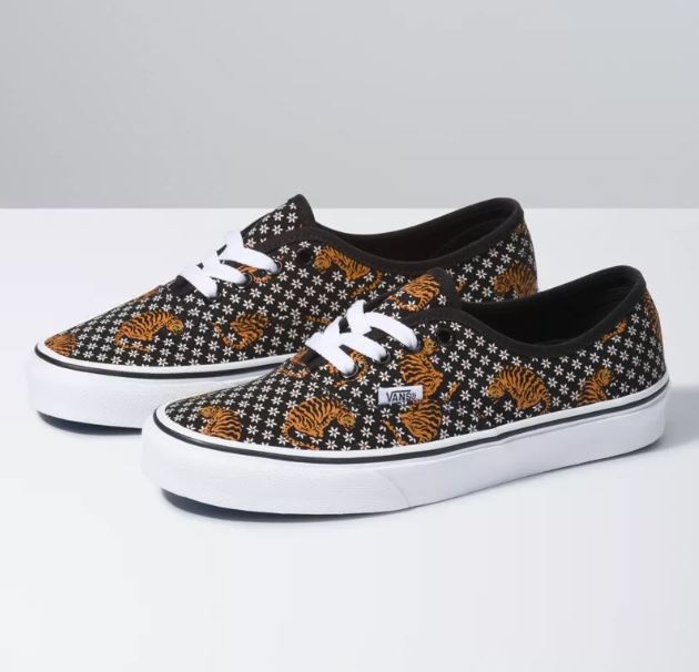 vans with tiger on them