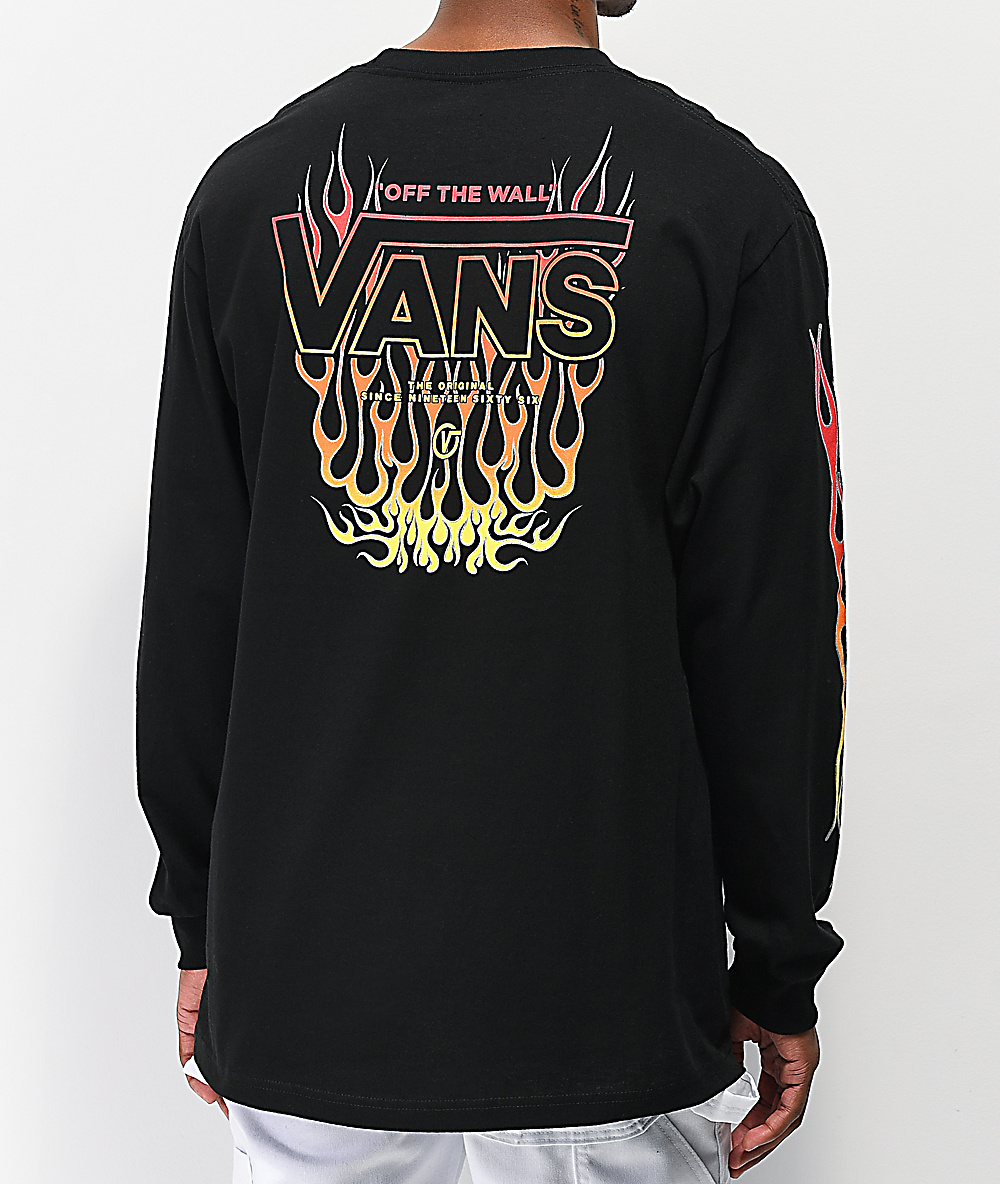 vans off the wall t shirt black