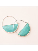 Scout Curated Wears Scout Stone Prism Hoop Turquoise EP005