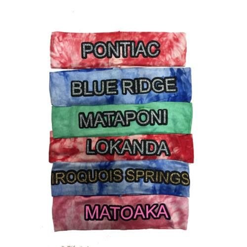 3-D Camp Name Headband 3-D Camp Name Headband