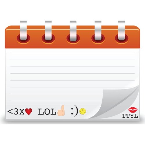 TTYL Text Emoji Notecards TTYL Text Emoji Notecards
