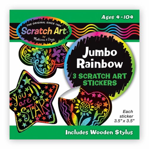 Rainbow Scratch and Sketch Sticker Rainbow Scratch and Sketch Sticker