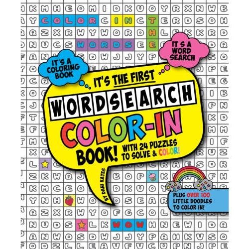 Word Search Color-in Book Word Search Color-in Book