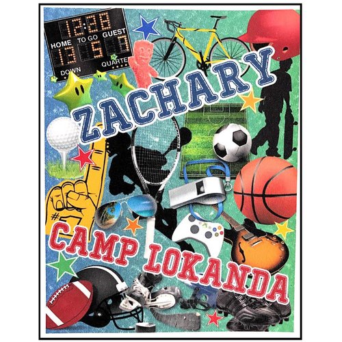 Sporty Collage Notecards Sporty Collage Notecards