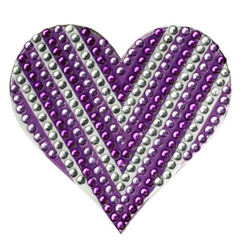 Chevron Heart StickerBean Chevron Heart StickerBean