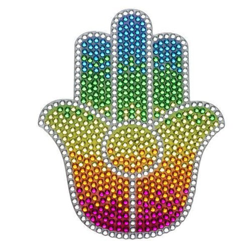 Med Rainbow Hamsa StickerBean Med Rainbow Hamsa StickerBean