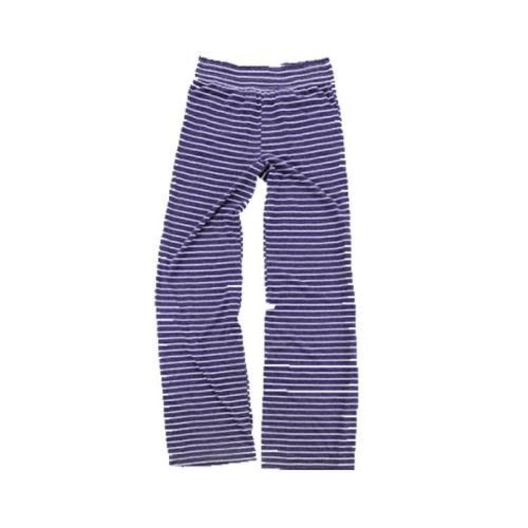 striped purple pants